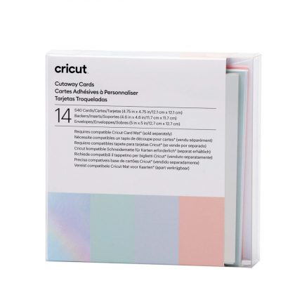 Insertion Cards for Cutting Plotter Cricut S40 (14 Units)